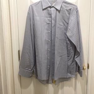 Light blue and grey men’s dress shirt